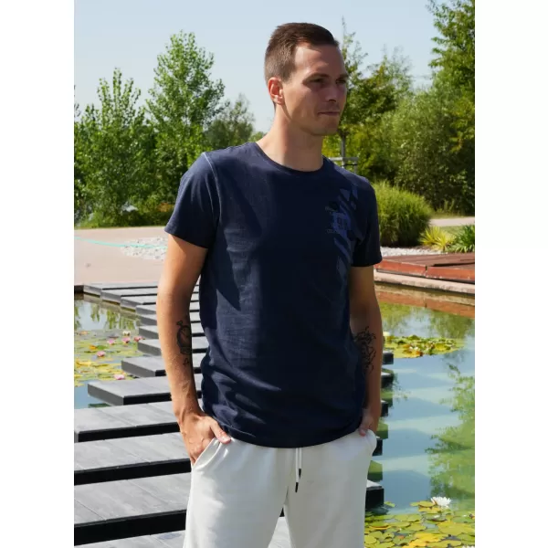  Herren-T-Shirt ALTISPORT CLARK DUNKELBLAU 