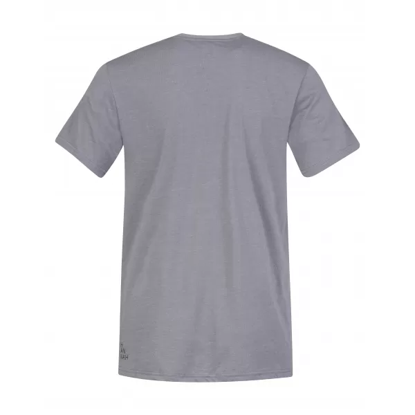  Herren-T-Shirt HANNAH GREM STAHLGRAUMELIERT/SCHWARZ 