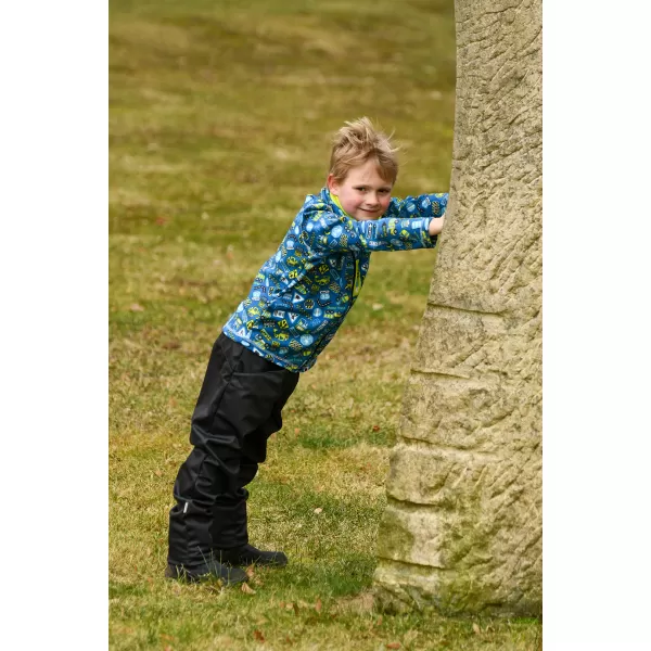 Fleece-Sweatshirt für Kinder WAMU BAGR BLAU 