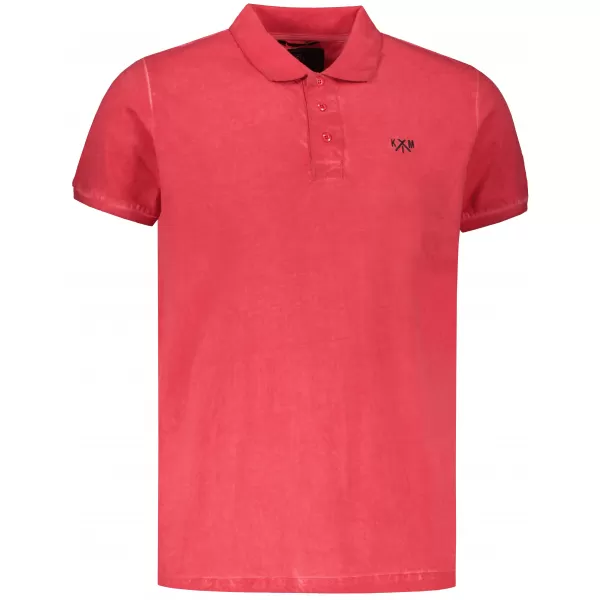  Herren-T-Shirt KIXMI SPENCER ROT BLAU 