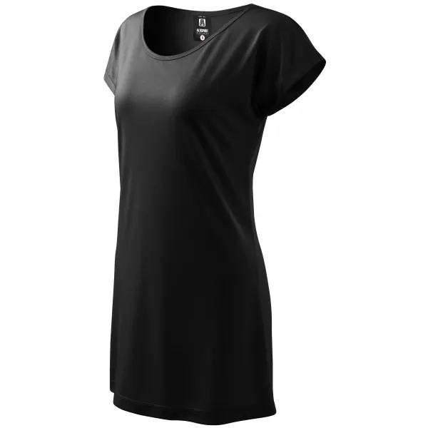  Langes T-Shirt für Damen ALTISPORT NoPrint NP/ALW321 SCHWARZ 