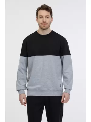 Herren-Sweatshirt SAM 73 HUGO MM 752 HELLGRAU