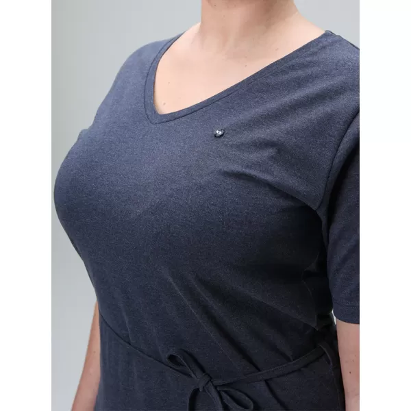  Kleid LOAP AURORA CLW2437 DUNKELBLAU 