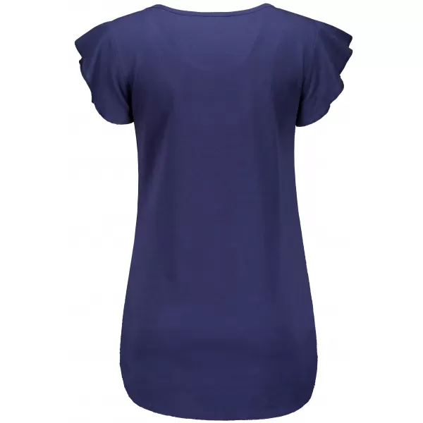  Damen-T-Shirt KIXMI SAMMI DUNKELBLAU 