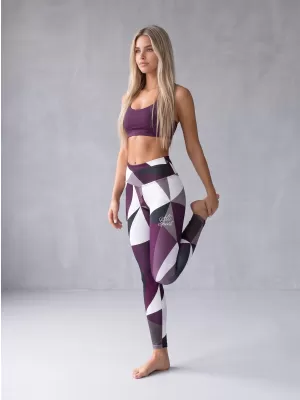 Lange Premium-Leggings für Damen ALTISPORT VOJ/ALW007LEG01 LILA