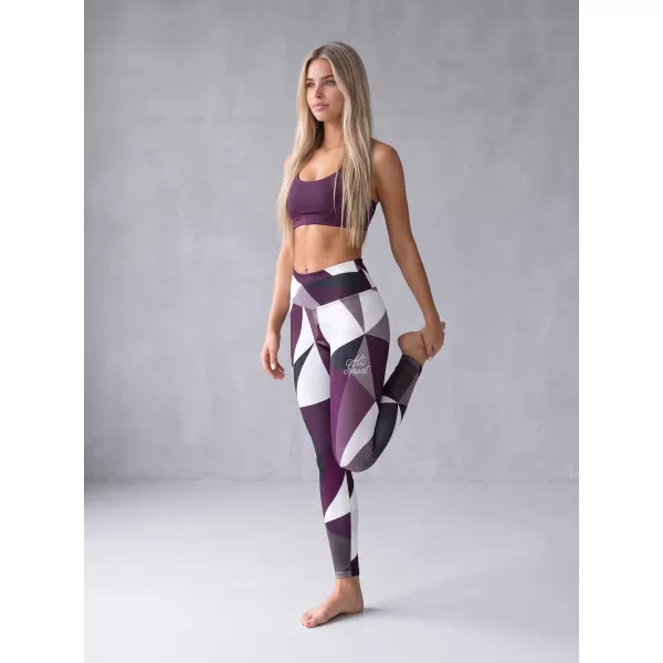  Lange Premium-Leggings für Damen ALTISPORT VOJ/ALW007LEG01 LILA 