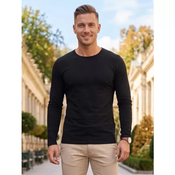 Herren-T-Shirt mit langen Ärmeln ALTISPORT NoPrint NP/ALM911 SCHWARZ 