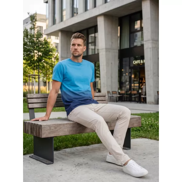  Herren-T-Shirt SAM 73 VITO MT 833 LEUCHTEND BLAU 
