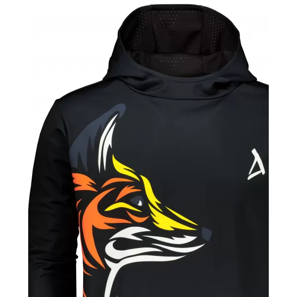  Hochwertiges Funktions-Sweatshirt für Herren ALTISPORT VOJ/ALM029MI01 SCHWARZ-ORANGE 