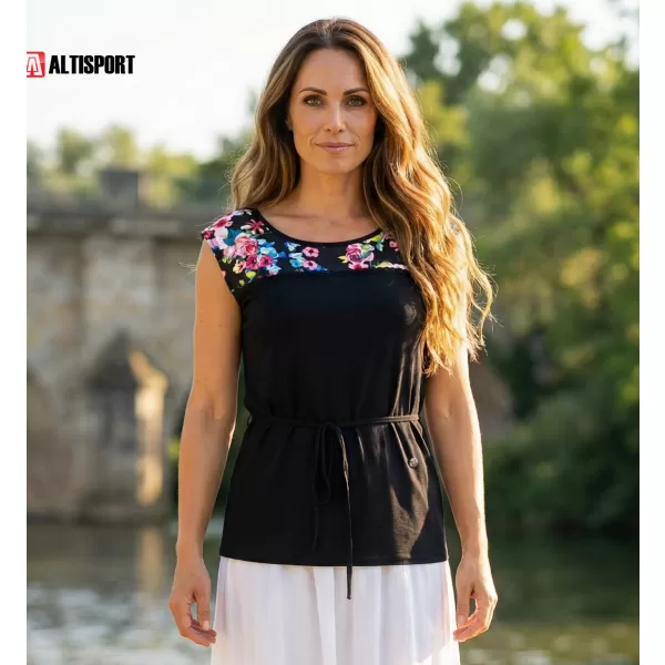  Damen-T-Shirt KIXMI SELLY SCHWARZ 
