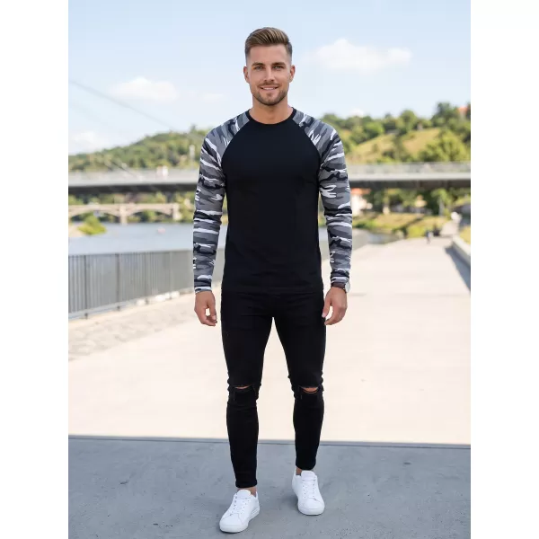  Herren-T-Shirt mit langen Ärmeln ALTISPORT NoPrint NP/ALM661 TARNGRAU 