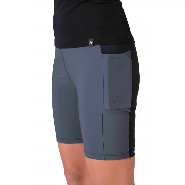  Kurze Leggings für Damen HANNAH LIS PRO ANTHRAZIT/TUSCHE 