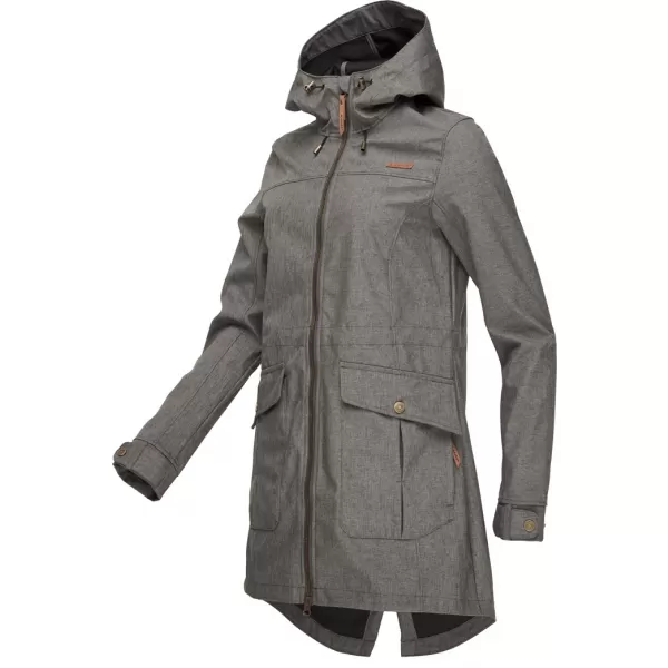  Softshell-Mantel für Damen LOAP LAVILA SFW2402 GRAU 