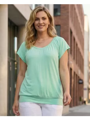 Damen-T-Shirt SAM 73 CLEOPATRA WT 912 BASILIKUM