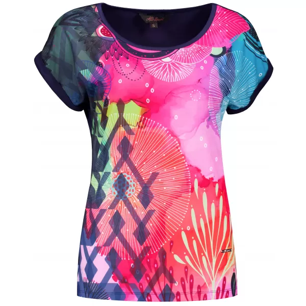  Damen-T-Shirt ALTISPORT CLARETA DUNKELBLAU 