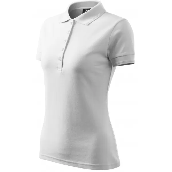  Damen-T-Shirt mit Kragen ALTISPORT NoPrint NP/ALW012 WEIß 