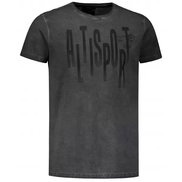  Herren-T-Shirt ALTISPORT CARLSON DUNKELGRAU 