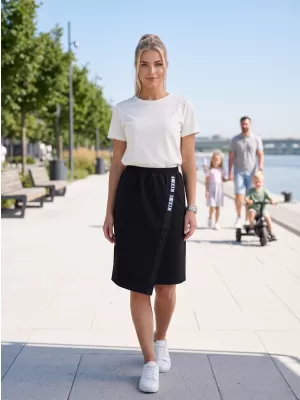 Damenrock KIXMI SIBILA SCHWARZ BLAU