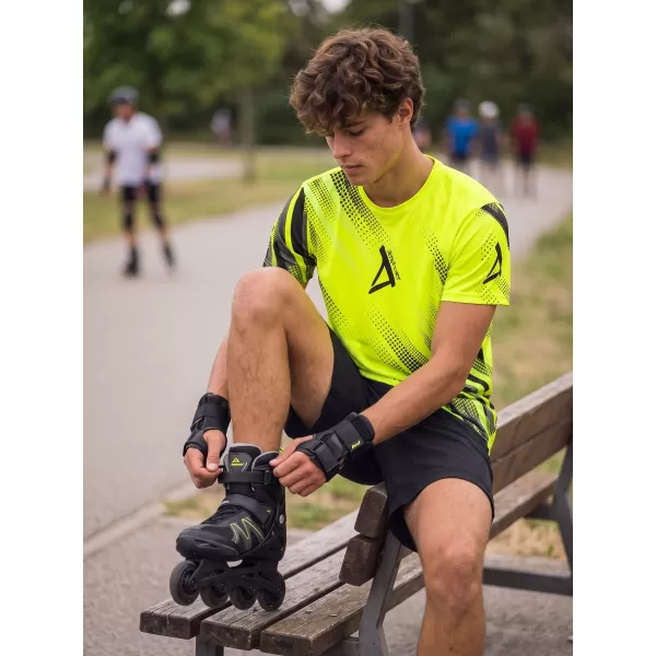  Funktionelles Premium-T-Shirt für Herren ALTISPORT VOJ/ALM028TR01 NEON GELB 