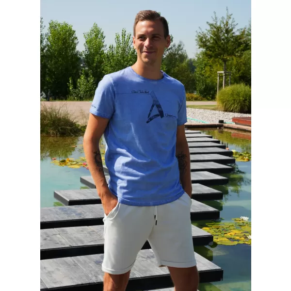  Herren-T-Shirt ALTISPORT CADMAN BLAU 