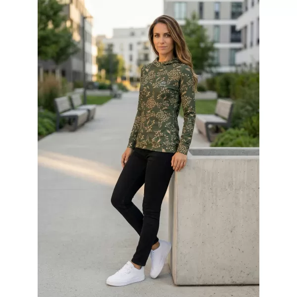  Hochwertiges Funktions-Sweatshirt für Damen ALTISPORT VOJ/ALW025MI01 MILITÄR 