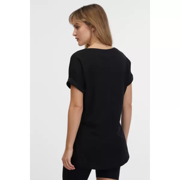  Damen-T-Shirt SAM 73 CAROLINA WT 908 SCHWARZ 