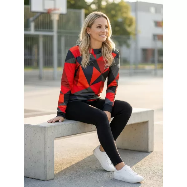 Hochwertiges Funktions-Sweatshirt für Damen ALTISPORT VOJ/ALW007MI01 ROT 