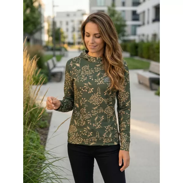  Hochwertiges Funktions-Sweatshirt für Damen ALTISPORT VOJ/ALW025MI01 MILITÄR 
