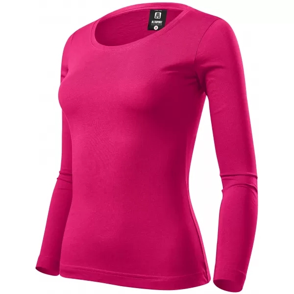  Damen-T-Shirt mit langen Ärmeln ALTISPORT NoPrint NP/ALW961 HIMBEERE 