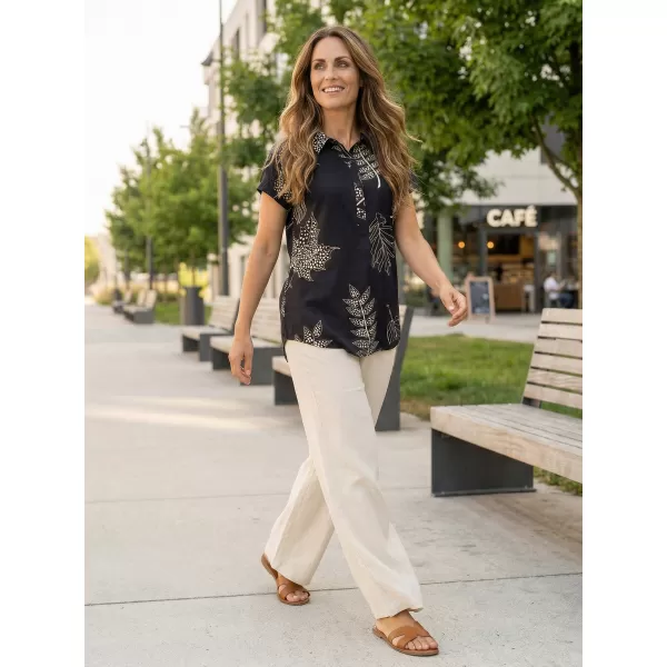  Damenbluse KIXMI SARAH SCHWARZ 