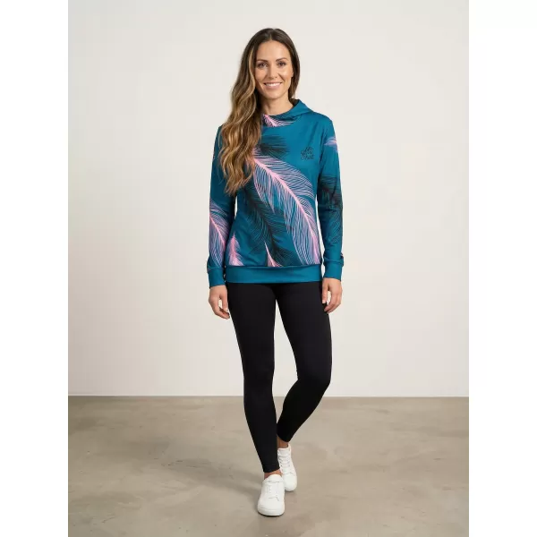  Hochwertiges Funktions-Sweatshirt für Damen ALTISPORT VOJ/ALW001MI01 PETROL/HELLROSA 