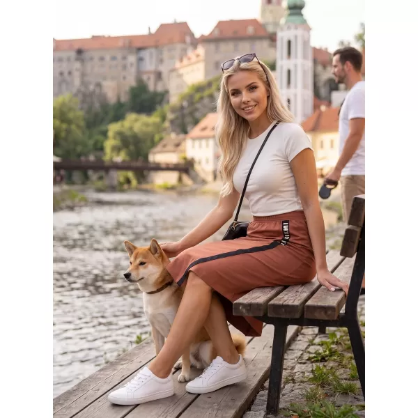  Damenrock KIXMI SIBILA BRAUN/CREME 