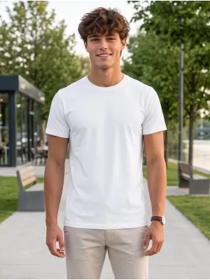 Herren-T-Shirt ALTISPORT NoPrint NP/ALM921 WEIß