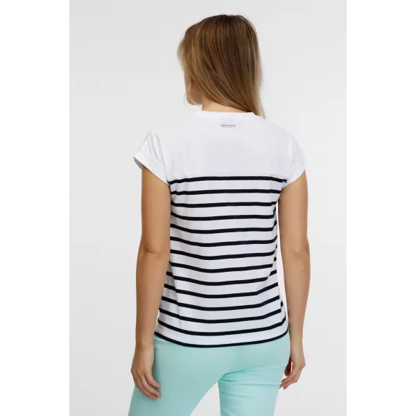  Damen-T-Shirt SAM 73 MERCEDES WT 909 WEIß 