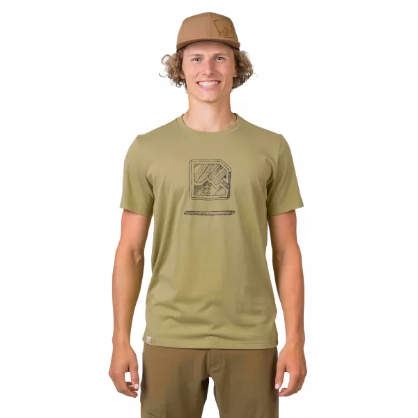  Herren-T-Shirt HANNAH MIKO KHAKI/ANTHRAZIT 