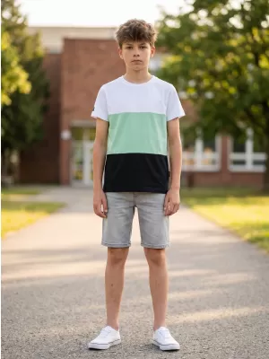 T-Shirt für Jungen SAM 73 JABBA KT 520 BASILIKUM