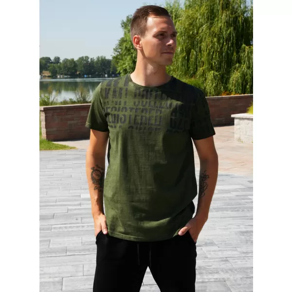  Herren-T-Shirt KIXMI SENON MILITÄR 