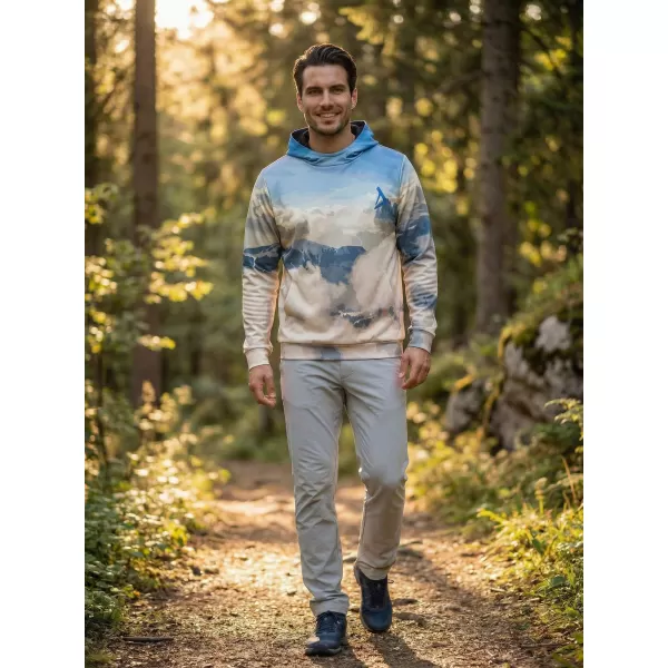  Hochwertiges Funktions-Sweatshirt für Herren ALTISPORT VOJ/ALM030MI01 BLAU 