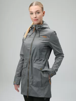 Softshell-Mantel für Damen LOAP LAVILA SFW2402 GRAU