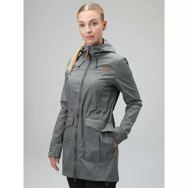  Softshell-Mantel für Damen LOAP LAVILA SFW2402 GRAU 