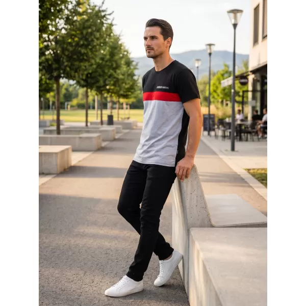  Herren-T-Shirt SAM 73 ERNESTO MT 840 HELLGRAU 