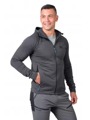 Herren-Sweatshirt HANNAH ETHAN HOODY ANTHRAZIT MEL