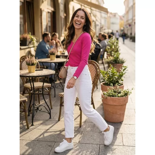  Damen-T-Shirt mit langen Ärmeln ALTISPORT NoPrint NP/ALW721 HIMBEERE 
