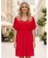 Kleid SAM 73 LEANDRA WZ 856 ROT