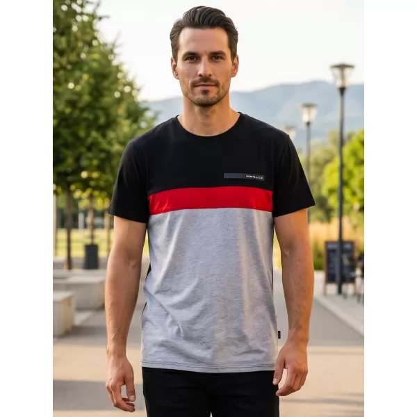  Herren-T-Shirt SAM 73 ERNESTO MT 840 HELLGRAU 