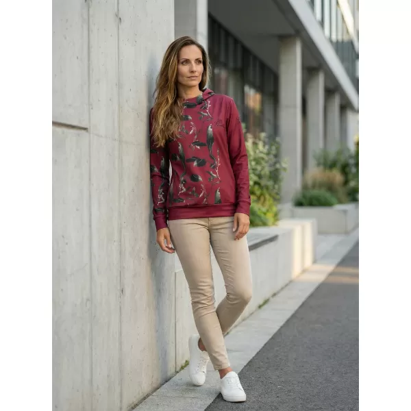  Hochwertiges Funktions-Sweatshirt für Damen ALTISPORT VOJ/ALW026MI01 BURGUND 