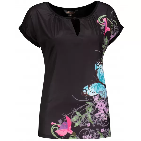  Damen-T-Shirt ALTISPORT CARINE SCHWARZ 