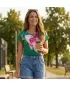 Damen-T-Shirt KIXMI SAKURA Grün