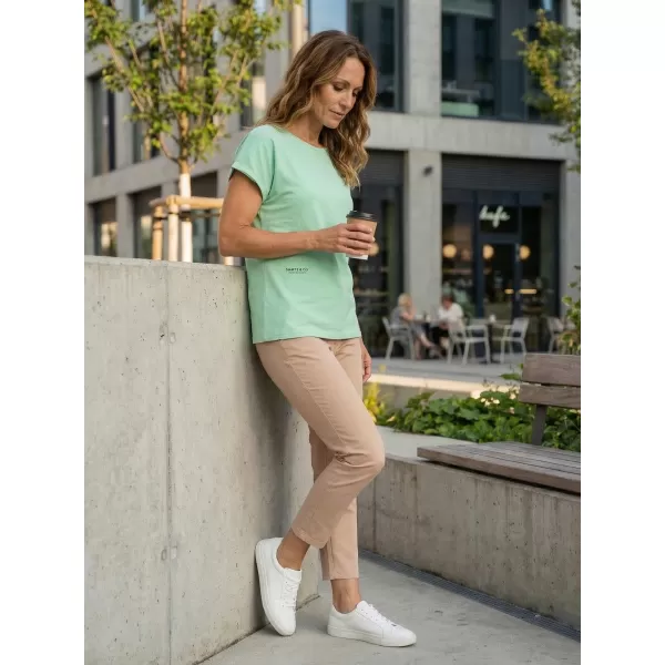  Damen-T-Shirt SAM 73 CRISTINA WT 918 BASILIKUM 