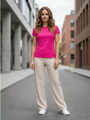 Funktions-T-Shirt für Damen ALTISPORT NoPrint NP/ALW041 NEON PINK